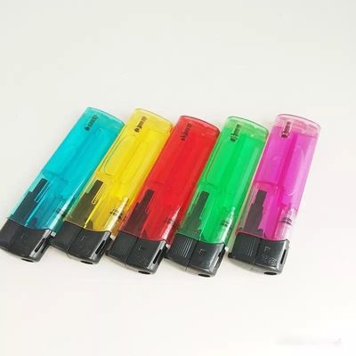 Encendiente de gas piezo personalizado para plástico de un solo uso, modelo de encendedor eléctrico NO. DY-007