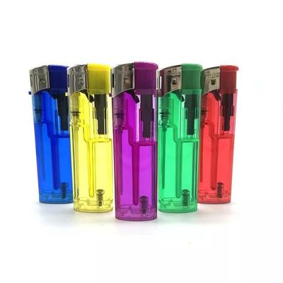 Encendiente de gas piezo personalizado para plástico de un solo uso, modelo de encendedor eléctrico NO. DY-007