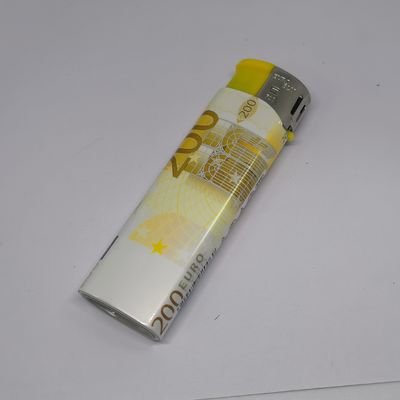 Solicitud personalizada ISO9994 Mercado europeo encendedor de plástico con fumo electrónico frío