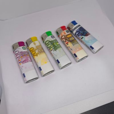 Solicitud personalizada ISO9994 Mercado europeo encendedor de plástico con fumo electrónico frío