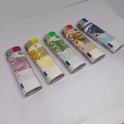 Solicitud personalizada ISO9994 Mercado europeo encendedor de plástico con fumo electrónico frío