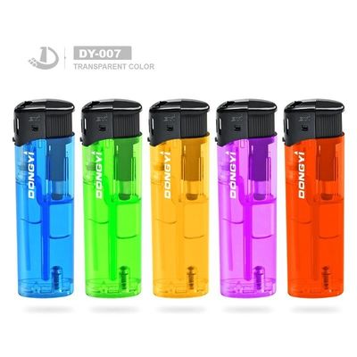 Color sólido de alta venta Minimalista encendedor de cigarrillos Modelo de plástico NO. DY-007
