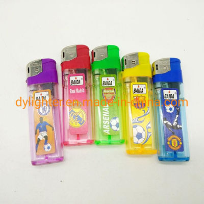 Dy-588 Transparente Cuerpo de cinco colores con pegatina Baida Gas de cocina más ligero y duradero