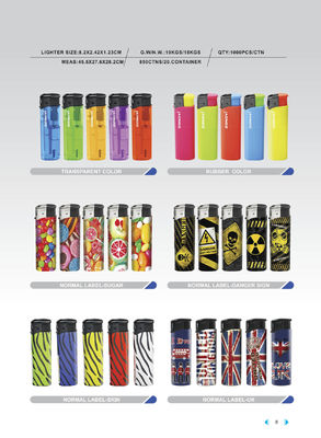 Encendiente de gas recargable de plástico desechable con opción de personalización de Hunan Dongyi
