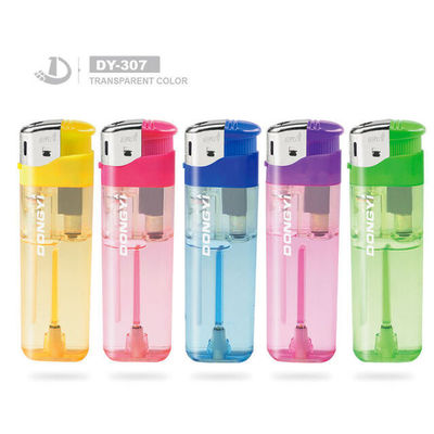 Personalización de un encendedor de gas eléctrico duradero competitivo de Dongyi modelo NO. DY-307