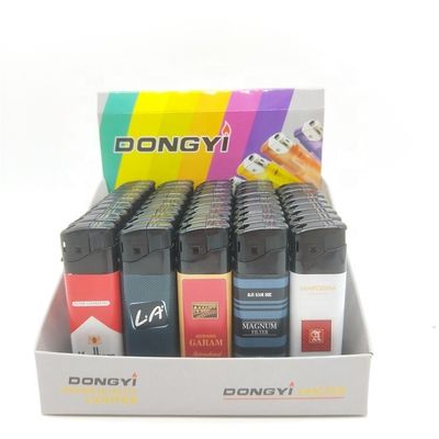 Personalización de un encendedor de gas eléctrico duradero competitivo de Dongyi modelo NO. DY-307