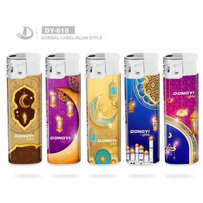 Encendientes electrónicos recargables de plástico Encendiente de cigarrillo modelo NO. DY-818 para el producto