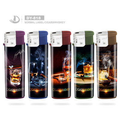 Encendientes electrónicos recargables de plástico Encendiente de cigarrillo modelo NO. DY-818 para el producto