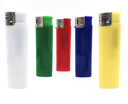 Enciendador de cigarrillo recargable de plástico ISO Recargable Mini Disposable Enciendador de gas eléctrico