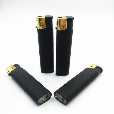 Enciendador de plástico recargable con antorcha eléctrica 8.1*2.03*1.16CM