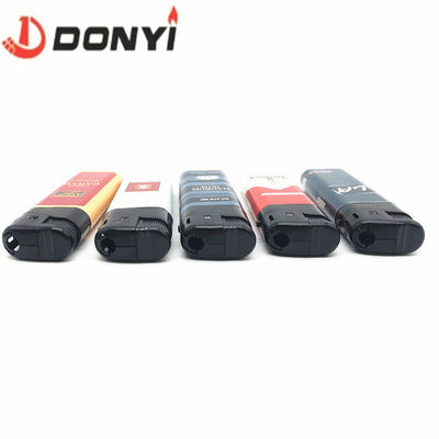 8.17*2.4*1.14 CM antorcha envuelta pegatina encendedor eléctrico desechable para regalo de recuerdo