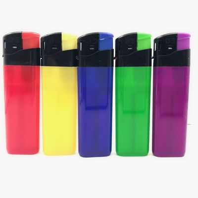 82.2*24.9*11.8mm encendedor de plástico con llama ajustable y función recargable