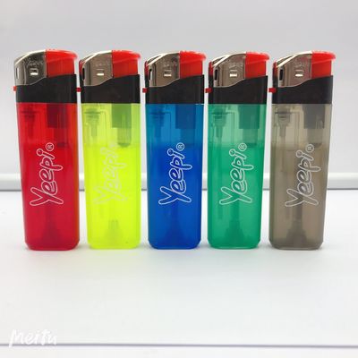 Modelo NO. DY-588 Recargable Cuerpo delgado cocina encendedor de gas de butano con diseño eléctrico