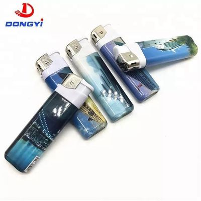 82.2*24.9*11.8mm encendedor electrónico encendedor de gas recargable para accesorios de fumar