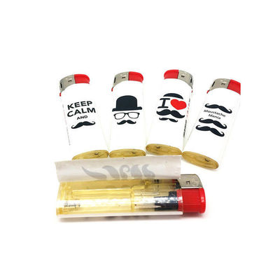 Diseño personalizado de encendedor eléctrico de gas recargable en color blanco para entusiastas de la moda