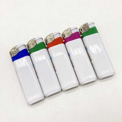 Dy-588 Disposable Electric Sollid Color Lighter Solicitud personalizada para cigarrillos