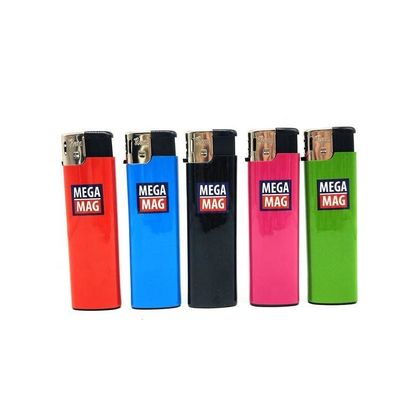 Adhesivos de color sólido personalizados Cigarros encendedor modelo NO. DY-818 Solicitud personalizada