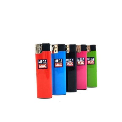Adhesivos de color sólido personalizados Cigarros encendedor modelo NO. DY-818 Solicitud personalizada