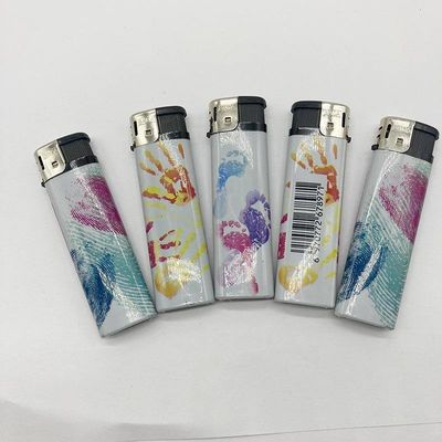 Dy-818 encendedor electrónico de gas con patrón personalizado 7.84 * 2.29 * 1.1 CM