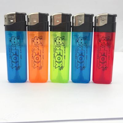82.2*24.9*11.8mm encendedor personalizable con logotipo de impresión desechable diseño recargable