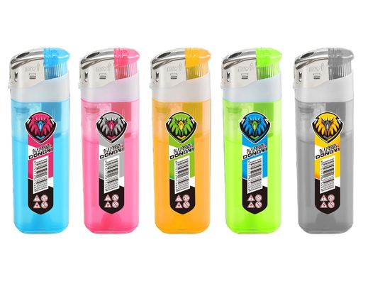 DY-307 Dongyi encendedor de plástico básico para publicidad exposición de marketing en cinco colores