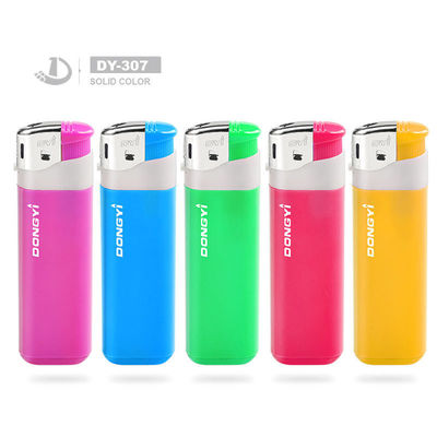 DY-307 Dongyi encendedor de plástico básico para publicidad exposición de marketing en cinco colores