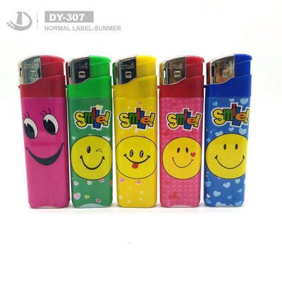 DY-307 Dongyi encendedor de plástico básico para publicidad exposición de marketing en cinco colores