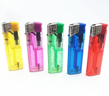 Personalización encendedor electrónico de plástico encendedor de gas de cinco colores