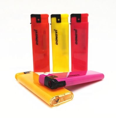 Muestras de encendedor de gas recargable para fumar US 0.01/piece Dy-F015 Modelo NO. Dy-F015