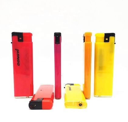 Muestras de encendedor de gas recargable para fumar US 0.01/piece Dy-F015 Modelo NO. Dy-F015