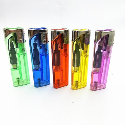 Modelo de solicitud personalizado NO. DY-069 Diseño de moda encendedor eléctrico piezoeléctrico de plástico