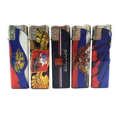 Novedad Electrónico Flip Piezo Lighter de plástico 8.01*2.43*0.96CM Muestras US 0.01/piece