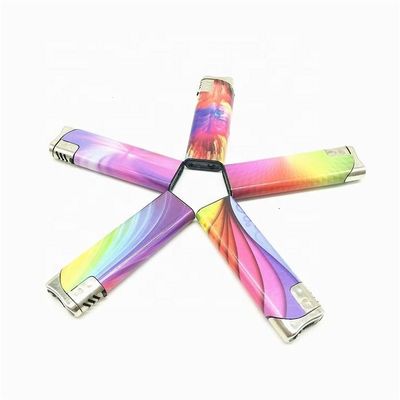 Novedad Electrónico Flip Piezo Lighter de plástico 8.01*2.43*0.96CM Muestras US 0.01/piece