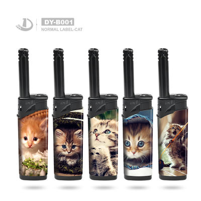 Mejora tu experiencia de barbacoa con la etiqueta de gato lindo pistola de encendedor eléctrico 5 colores