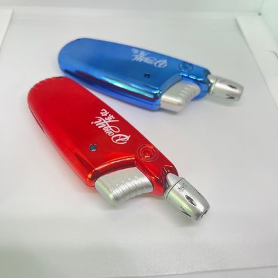 OEM encendedor de plástico encendedor de gas logotipo personalizado fumador de cigarrillos desechables de sílex