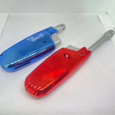 OEM encendedor de plástico encendedor de gas logotipo personalizado fumador de cigarrillos desechables de sílex