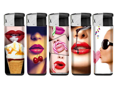 Logotipo del cliente 9mm Electric Windproof Candle Lighter con pistola de encendido certificada En13869