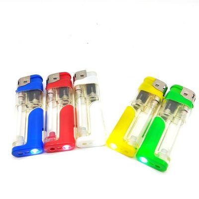 Dy-5810 lámpara LED cigarrillo encendedor eléctrico de gas de plástico con tecnología avanzada