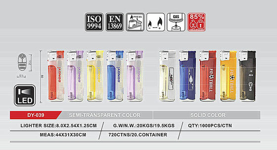 Dy-039 lámpara LED cinco colores hombre Prime S estilo encendedor electrónico