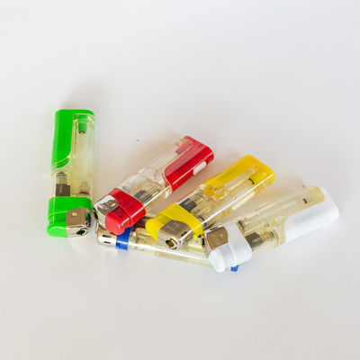 Incandescente electrónico recargable con gas de colores y lámpara LED blanca