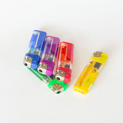Incandescente electrónico recargable con gas de colores y lámpara LED blanca