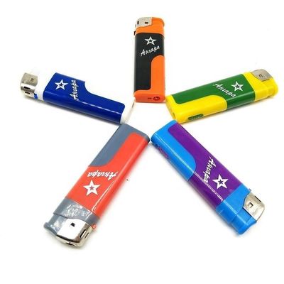 Tamaño de cartón 44*26*27cm Recargable Electrónico Linterna de gas de piezo suave con LED