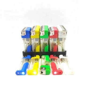 Cinco colores coloridos de plástico LED Cakmak encendedor de cigarrillos electrónicos recargables