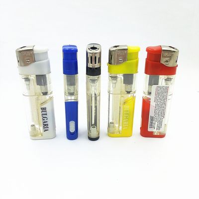Dongyi Recargable Color Transparente Plástico Eléctrico de Luz LED 8.22 * 2.49 * 1.14CM