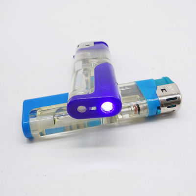 Lámpara LED de cinco colores Blanco Lámpara suave Llama electrónica encendedor de cigarrillos recargable
