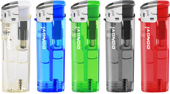 Incendiador de plástico encendedor eléctrico desechable cigarrillo gas barato logotipo personalizado recargable