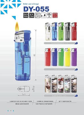 8.2*2.49*1.16cm encendedor eléctrico personalizado para cigarrillos modelo NO. DY-055 competitivo