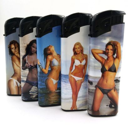 Encendientes de gas de butano de moda y clásicos personalizados recargables y desechables para regalar