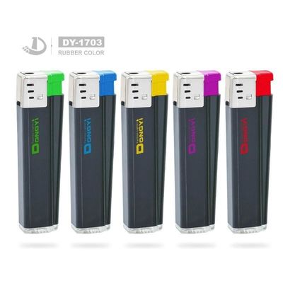 8.1*2.24*8.1CM Personalizable Dy-1703 Cinco colores único encendedor de plástico