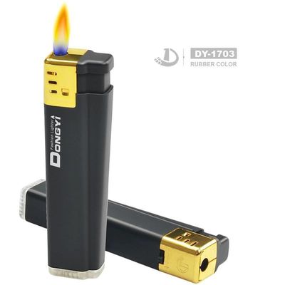 8.1*2.24*8.1CM Personalizable Dy-1703 Cinco colores único encendedor de plástico